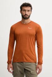 Salewa sportos hosszúujjú felső férfi Puez Melange Dry Tee - narancssárga L