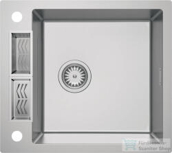 Deante MAGNETIC acél mosogató, 1 medencés, 560x500 mm, szálcsiszolt acél ZRM_0103 (ZRM_0103)