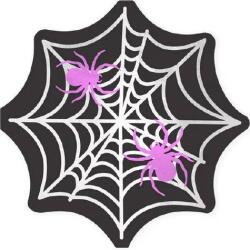 PartyPal Papírszalvéta Halloween pókháló, 10 db, 33 × 33 cm - Party Pal (153154)
