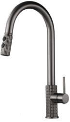 Gamma Taru Pro konyhai csaptelep gunmetal, beépíthető (BTP-GM)