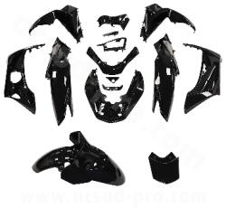 TNTOR karosszéria szett Honda PCX 125CC 2014-2016 fényes fekete (15 darabos) TNTOR Vázak, idomok, kiegészítők Idomok, burkolat elemek