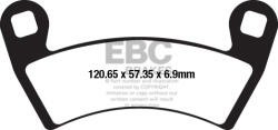 EBC Brakes EBC FA656R fékbetét szett (1 tárcsához) EBC Brakes Futómű és fék alkatrészek Fékbetétek (tárcsafék)