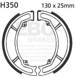 EBC Brakes EBC H350 fékpofa készlet (1 garnitúra) EBC Brakes Futómű és fék alkatrészek Fékpofák (dobfék)