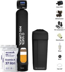 FILTRO Stație Ecomix 5-in-1 automată, Clack WS1 PROMIX, dedurizare, deferitizare, demanganizare, valvă volumetrică premium, tank simplex 10x54, debit 2.3 m3/ (CLACK-WS1-1054-ECOMIXA)