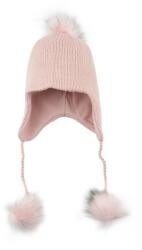 Vlnka Căciula pentru copii din lână de alpaca cu căptușeală Coco roz mărime Uni (4-0131-UNI)