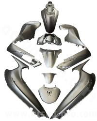 TNTOR karosszéria készlet Honda SH 350 2021-2024 (9 darabos) metál szürke (NHB18) TNTOR Vázak, idomok, kiegészítők Idomok, burkolat elemek