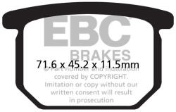 EBC Brakes EBC FA065 fékbetét (1 tárcsához, komplett) EBC Brakes Futómű és fék alkatrészek Fékbetétek (tárcsafék)