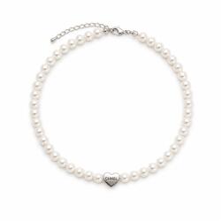 ElectraStore Colier De Perle Chance Shiny Heart (1C5081)