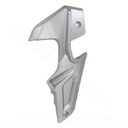 TNTMT TNT MOTOR XCO 125 E5 bal hátsó lábtartó burkolat, szürke TNTMT Vázak, idomok, kiegészítők Lábtartók