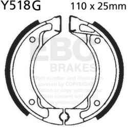 EBC Brakes EBC Y518G hornyolt fékpofa szett (1 készlet) EBC Brakes Futómű és fék alkatrészek Fékpofák (dobfék)