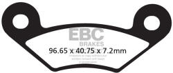 EBC Brakes EBC FA483TT fékbetét garnitúra (1 tárcsához) EBC Brakes Futómű és fék alkatrészek Fékbetétek (tárcsafék)