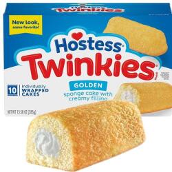 Hostess Twinkies 38, 5 g Egész csomag 10 darabból (YU561)
