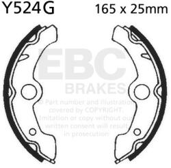 EBC Brakes EBC Y524G Water Grove nacinált fékpofa készlet (1 db) EBC Brakes Futómű és fék alkatrészek Fékpofák (dobfék)