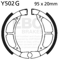 EBC Brakes EBC Y502G (1 készlet) hornyolt fékpofa EBC Brakes Futómű és fék alkatrészek Fékpofák (dobfék)