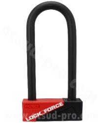 LOCKF U alakú zár LOCKFORCE PROTECT 240 × 84 × 19 mm, 3 kulccsal (SRA minősítésű) LOCKF Bicikli alkatrészek Kerékpáros kiegészítők Biciklizárak