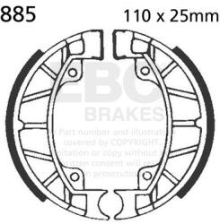 EBC Brakes 885 fékpofa garnitúra (1 készlet) EBC Brakes Futómű és fék alkatrészek Fékpofák (dobfék)