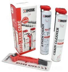 IPONE X-Trem Chain Road 750ml lánckenő aeroszol + 1 db Chain Cleaner 750ml tisztító spray + 1 db lánckefe Ipone Műhely felszerelések, eszközök Kenő- és adalékanyagok Lánc tisztítók