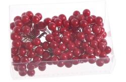  Buchet bobite rosii pentru aranjamente florale set 6 buc (3004)
