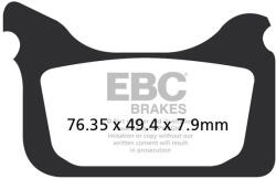 EBC Brakes EBC MXS405 off-road verseny fékbetét (1 tárcsához) EBC Brakes Futómű és fék alkatrészek Fékbetétek (tárcsafék)