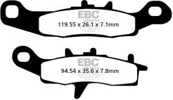 EBC Brakes EBC FA349R fékbetét garnitúra (1 tárcsához) EBC Brakes Futómű és fék alkatrészek Fékbetétek (tárcsafék)