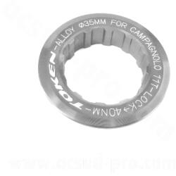 TOKEN Campagnolo 11 fogas kazetta anya, ezüst TOKEN Bicikli alkatrészek Kerékpár alkatrészek Kerékpár kazetták