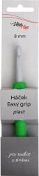 Vlna-Hep Easy Grip műanyag horgolótű, 15 cm - 8-ös méret