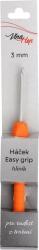 Vlna-Hep Easy Grip alumínium horgolótű, 14 cm - 3-os méret