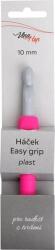Vlna-Hep Easy Grip műanyag horgolótű, 15 cm - 10-ös méret