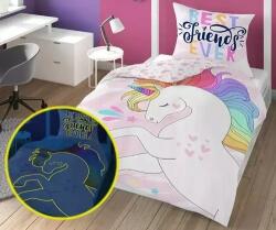 Detexpol Fluo 10 4537A sötétben világító pamut ágyneműhuzat Unikornis (4537 160)