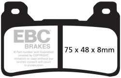 EBC Brakes EBC EPFA390HH Extreme Pro fékbetét (1 tárcsához) EBC Brakes Fékrendszer és alkatrészei Fékbetétek, fékpofák és féktárcsák Tárcsafékbetétek