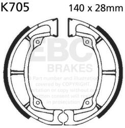 EBC Brakes EBC K705 fékpofa szett (1 garnitúra) EBC Brakes Futómű és fék alkatrészek Fékpofák (dobfék)