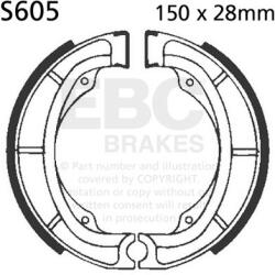 EBC Brakes EBC S605 (1 készlet) fékpofa EBC Brakes Futómű és fék alkatrészek Fékpofák (dobfék)