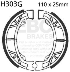 EBC Brakes EBC H303G nacinált fékpofák (1 garnitúra) EBC Brakes Futómű és fék alkatrészek Fékpofák (dobfék)