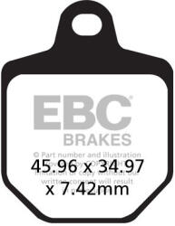 EBC Brakes EBC FA433/4 fékbetét garnitúra (1 tárcsához) EBC Brakes Futómű és fék alkatrészek Fékbetétek (tárcsafék)