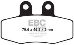 EBC Brakes EBC FA132R fékbetét szett (1 tárcsához) EBC Brakes Futómű és fék alkatrészek Fékbetétek (tárcsafék)