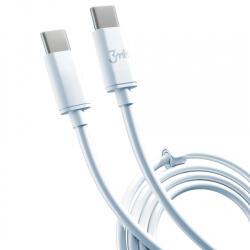 3mk Protection Cablu Date si Incarcare USB-C - USB-C 3MK Hyper, 100W, 2m, Alb - gsmboutique
