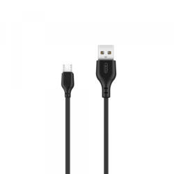XO Design Cablu Date si Incarcare USB-A - microUSB XO Design NB103, 18W, 1m, Negru - gsmboutique