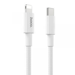 hoco. Cablu Date si Incarcare USB-C - Lightning HOCO X56, 20W, 1m, Alb - gsmboutique