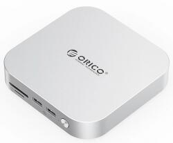 Orico Hub Multifunctional Orico MiniLink M49P pentru Apple Mac Mini M4, 9in1, Argintiu - gsmboutique