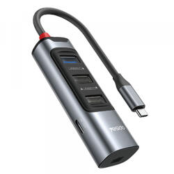 YESIDO Hub USB-C Yesido HB24, 5in1, Gri - gsmboutique