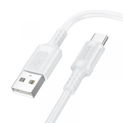 BOROFONE Cablu Date si Incarcare USB-A - USB-C Borofone BX111 Feliz, 20W, 1m, Alb - gsmboutique