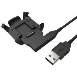 Techsuit Cablu Incarcare Techsuit TGC5 pentru Garmin Fenix 3 Sapphire / 3 HR / 3, USB-A, Negru