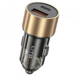 LITO Incarcator Auto Lito IN-C04, 52W, 3A, 1 x USB-A - 1 x USB-C, Negru - gsmboutique