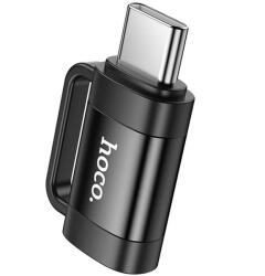 hoco. Adaptor Date si Incarcare Lightning - USB-C HOCO UA31E, Negru - gsmboutique