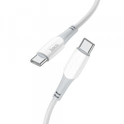 hoco. Cablu Date si Incarcare USB-C - USB-C HOCO X70, 60W, 1m, Alb - gsmboutique