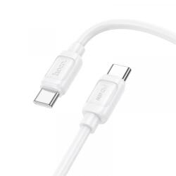 hoco. Cablu Date si Incarcare USB-C - USB-C HOCO X115, 240W, 1m, Alb - gsmboutique