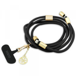 Guess Cablu Date si Incarcare USB-C - USB-C Guess CBDY 4G Charm, 100W, 1.5m, Negru - gsmboutique