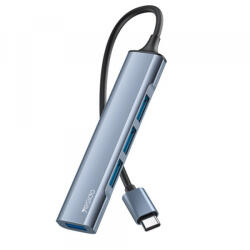 YESIDO Hub USB-C Yesido HB17, 4in1, Gri - gsmboutique