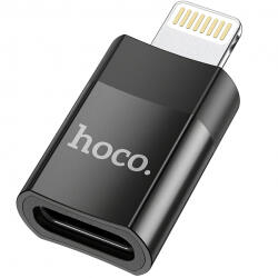 hoco. Adaptor Date si Incarcare USB-C - Lightning HOCO UA17, Negru - gsmboutique