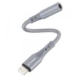 Techsuit Adaptor Audio Lightning - 3.5mm Techsuit AC2 SoundFlex, Gri